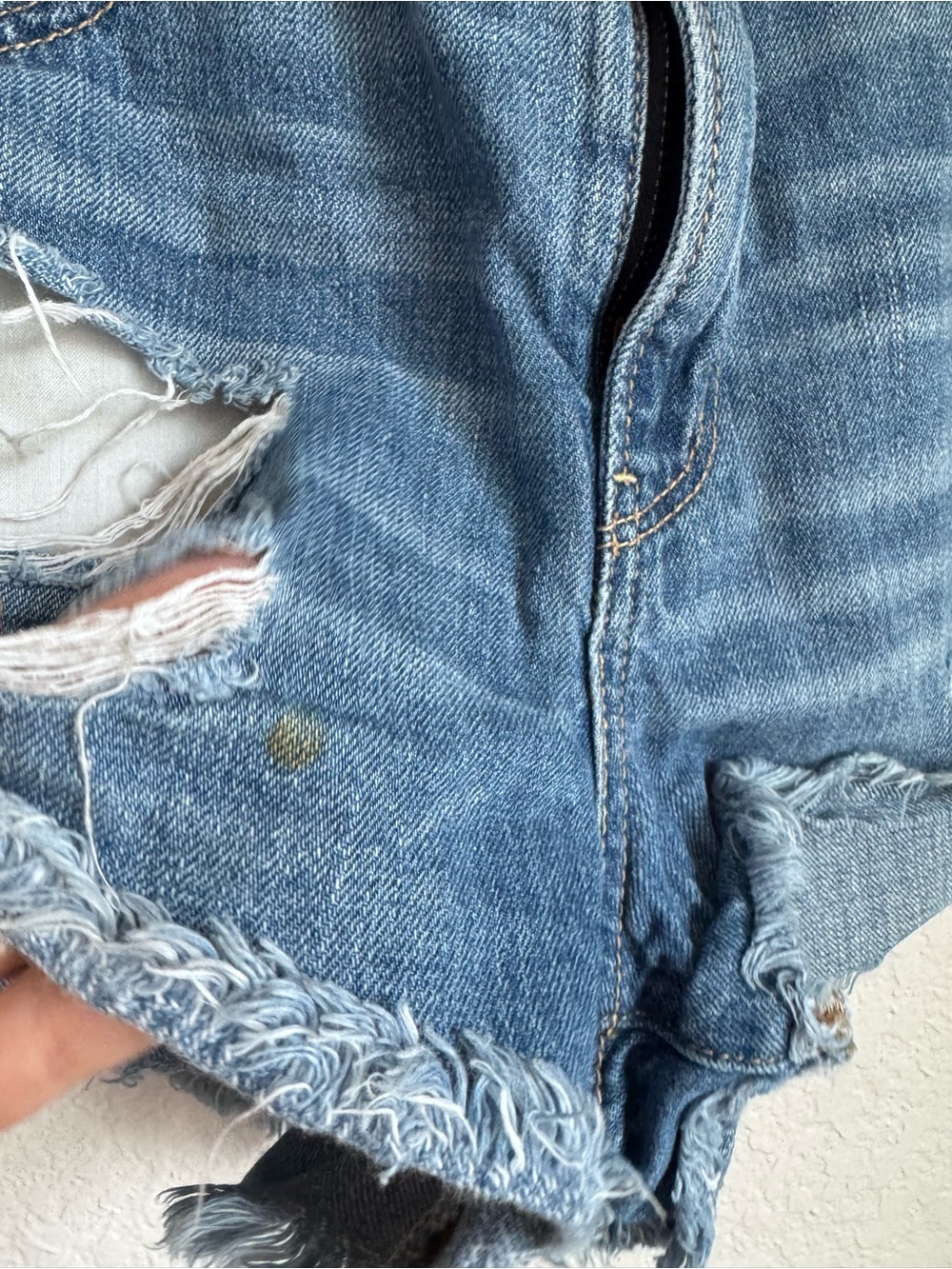 American Eagle Outfitters Distressed Denim Shorts - Picture 5 of 5